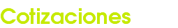 Cotizaciones