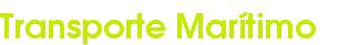 Transporte Marítimo